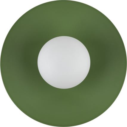 Stenska svetilka SLATE 1xG9/8W/230V pr. 28 cm zelena