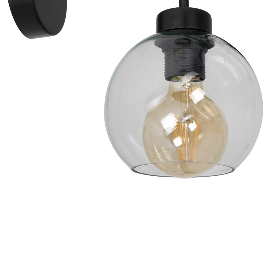 Stenska svetilka SOFIA 1xE27/60W/230V prozorna