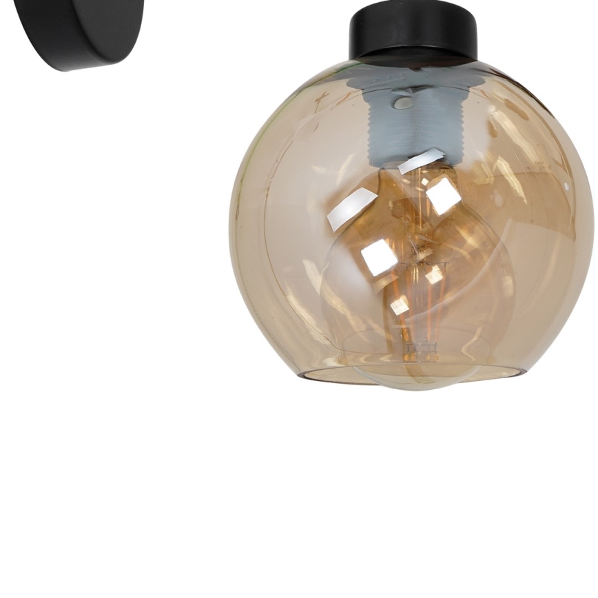 Stenska svetilka SOFIA 1xE27/60W/230V rjava