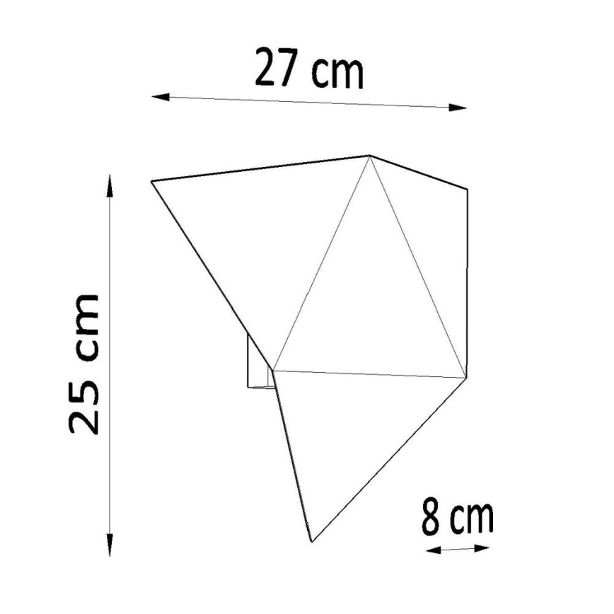 Stenska svetilka SOLIDO 2xG9/40W/230V črna