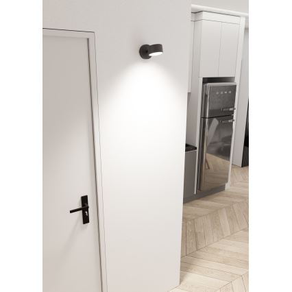 Stenska svetilka SORA 1xGX53/12W/230V črna