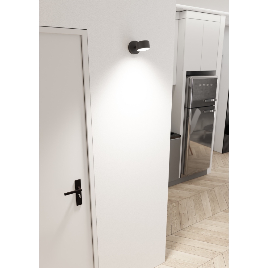 Stenska svetilka SORA 1xGX53/12W/230V črna