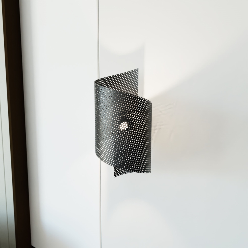 Stenska svetilka SPIRAL 1xG9/8W/230V črna
