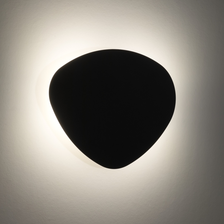 Stenska svetilka STONE 2xG9/8W/230V 30x39 cm črna