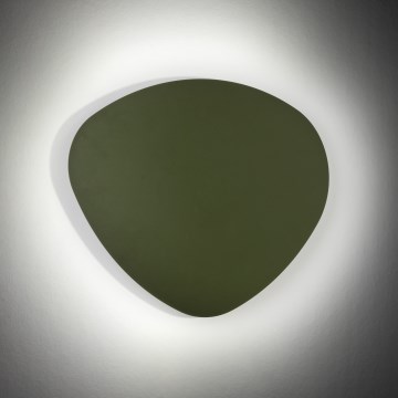 Stenska svetilka STONE 3xG9/8W/230V 37x49 cm zelena