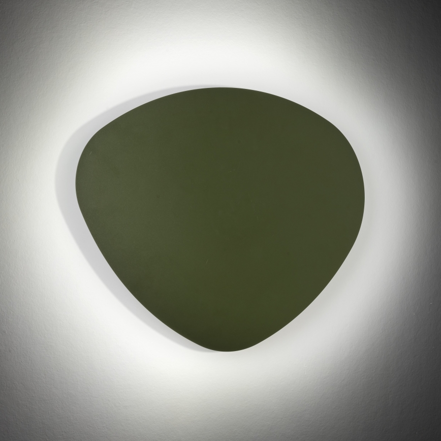 Stenska svetilka STONE 3xG9/8W/230V 37x49 cm zelena