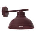Stenska svetilka SVEN 1xE27/15W/230V bordo