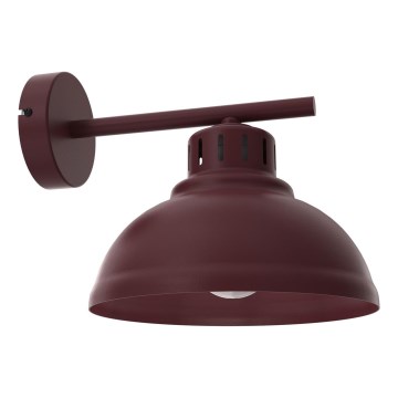 Stenska svetilka SVEN 1xE27/15W/230V bordo
