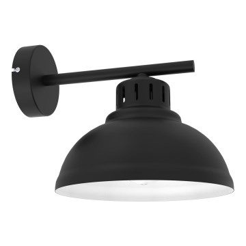 Stenska svetilka SVEN 1xE27/15W/230V črna