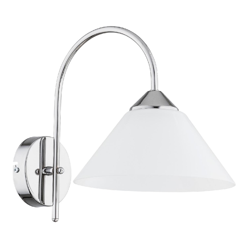 Stenska svetilka TAPER 1xE27/15W/230V sijajni krom