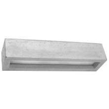 Stenska svetilka VEGA 2xE27/60W/230V 50 cm beton