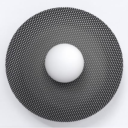 Stenska svetilka VIBEZ 1xG9/8W/230V črna