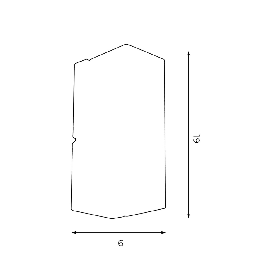 Stenska svetilka WALL 1xGU10/8W/230V črna