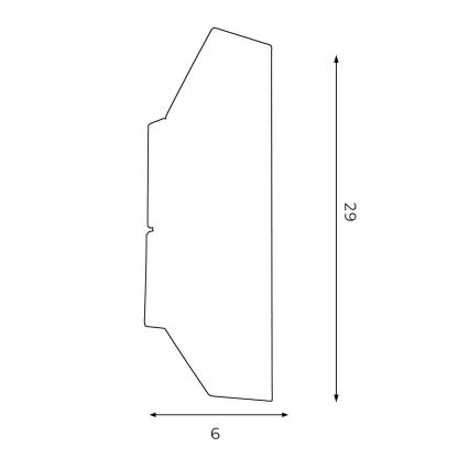 Stenska svetilka WALL 2xGU10/8W/230V bela