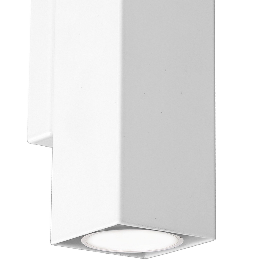Stenska svetilka WALL 2xGU10/8W/230V bela