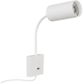 Stenska svetilka z USB PUNTO 1xGU10/9W/230V bela