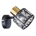 Stenska svetilka ZAHARA 1xE27/10W/230V črna