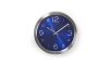 Stenska ura 1xAA/1,5V nerjaveče jeklo 30 cm modra