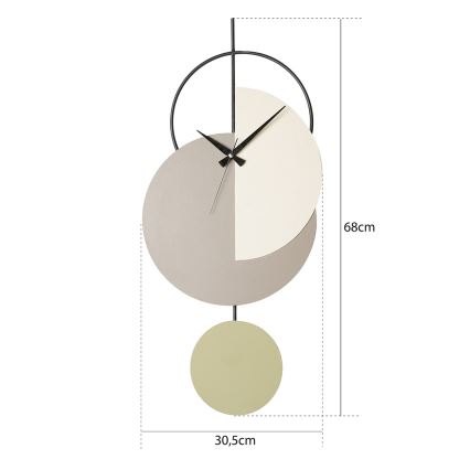 Stenska ura 68x30,5 cm 1xAA