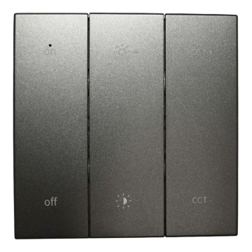 Stenski daljinski upravljalnik SHAPE 2xAAA črn