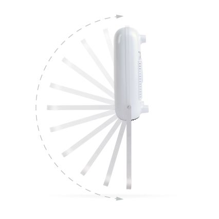 Stenski grelec s držalom za brisače 2000W/230V IP22 bela + daljinski upravljalnik
