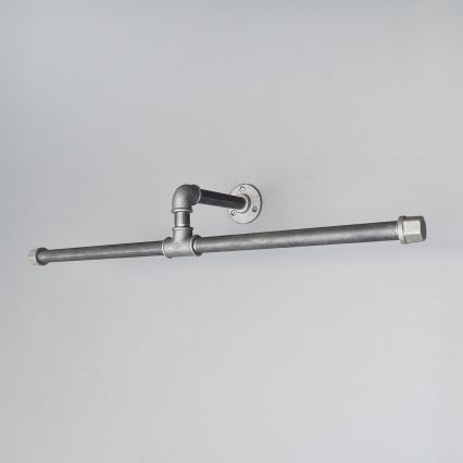 Stenski obešalniik BORURAF 7x60 cm črna