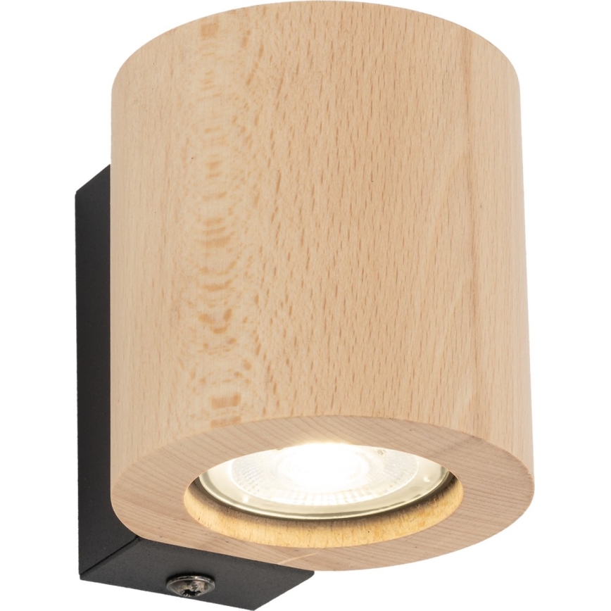 Stenski reflektor EVE 1xGU10/10W/230V bukev