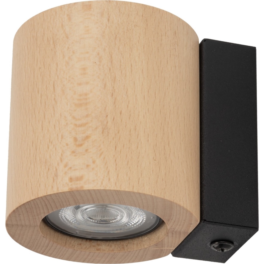 Stenski reflektor EVE 1xGU10/10W/230V bukev