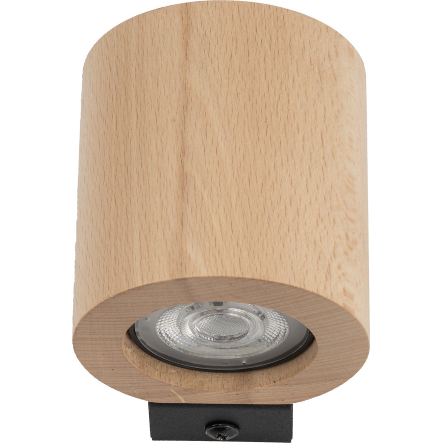 Stenski reflektor EVE 1xGU10/10W/230V bukev