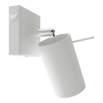 Stenski reflektor RING 1xGU10/10W/230V bela