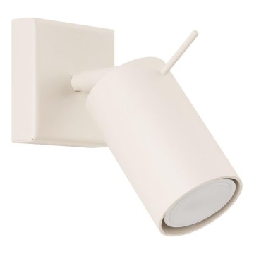 Stenski reflektor RING 1xGU10/10W/230V krem barva