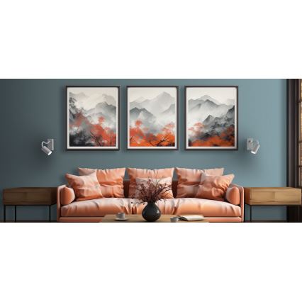 Stenski reflektor SQUALLA VARIOSA 1xGU10/10W/230V bela