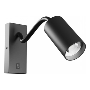 Stenski reflektor SQUALLA VARIOSA 1xGU10/10W/230V črna