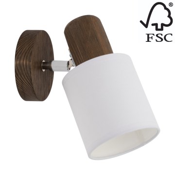 Stenski reflektor TRENDY 1xE27/15W/230V bor - FSC certifikat