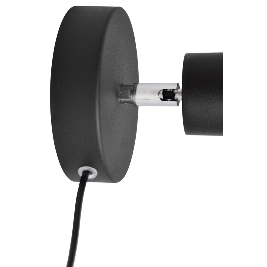 Stenski reflektor TUNE 1xE27/20W/230V črn