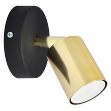 Stenski reflektor TUNE 1xGU10/60W/230V zlata/črna