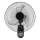 Stenski ventilator 90W/230V, premer 50 cm, črne barve