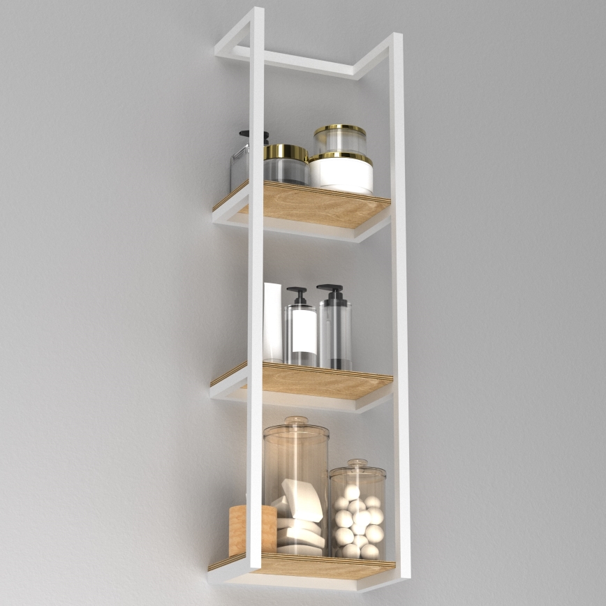 Stensko držalo za brisače 78x23 cm belo