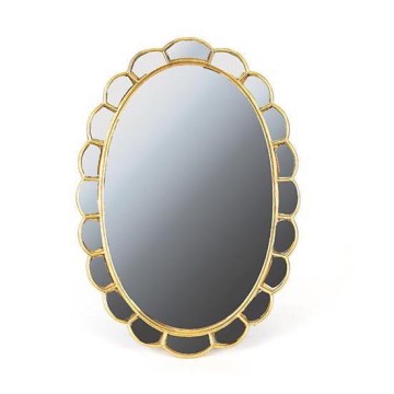 Stensko ogledalo 34,5x24,5 cm zlata