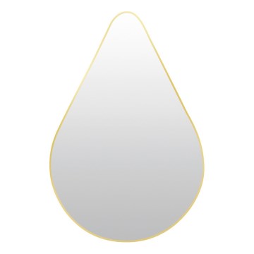 Stensko ogledalo RIVERSIDE 90x60 cm zlato