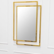 Stensko ogledalo VIDO 110x80 cm zlata