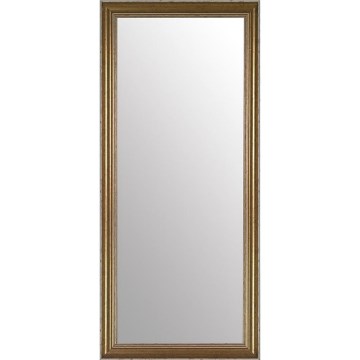 Stensko ogledalo ZINA 118x38 cm iz medenine