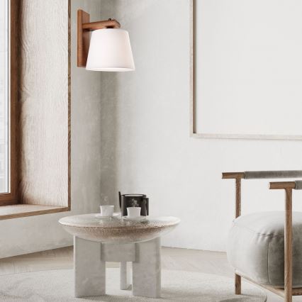 Stensko svetilo AIDA 1xE27/60W/230V, hrast