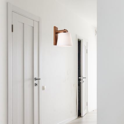 Stensko svetilo AIDA 1xE27/60W/230V, hrast