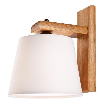 Stensko svetilo AIDA 1xE27/60W/230V hrast