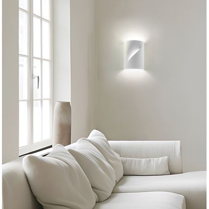 Stensko svetilo BLANC 2xE14/10W/230V belo