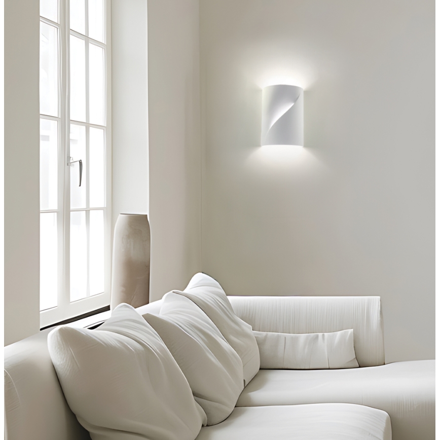 Stensko svetilo BLANC 2xE14/10W/230V belo