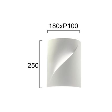 Stensko svetilo BLANC 2xE14/10W/230V belo