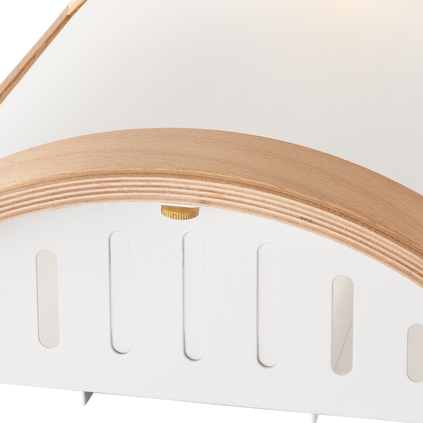 Stenska svetilka ELODIE 1xE27/60W/230V bukev