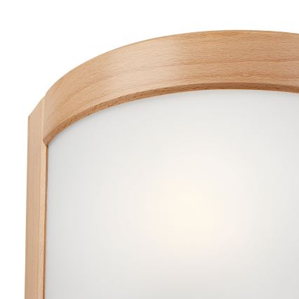 Stenska svetilka ELODIE 1xE27/60W/230V bukev